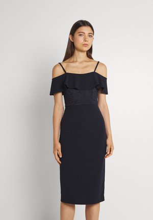 EMAAN MIDI DRESS - Vestido de malha - navy blue
