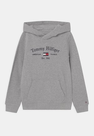 ARTWORK HOODIE UNISEX - Jersey con capucha - light grey heather