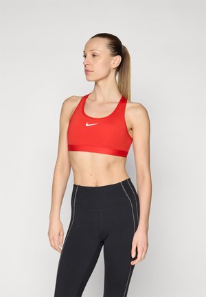 Nike Performance Medium support sports bra - university red/white
