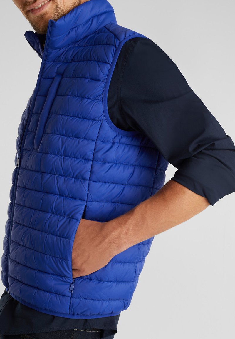 Herren Leichte Jacken | Esprit RECTHINS VEST Weste bright blue/blau - HQ31114 Herren Leichte Jacken | Esprit RECTHINS VEST Weste bright blue/blau - HQ31114