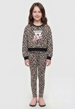 Guess, LEGGINGS MIT ANIMAL-PRINT - Legging (type pantalon) - animalprint rose