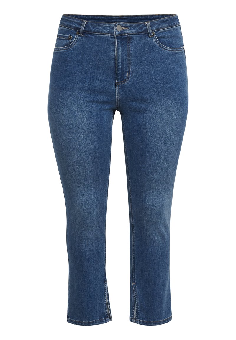 Kaffe Curve Slim fit jeans blauw denim/bluedenim
