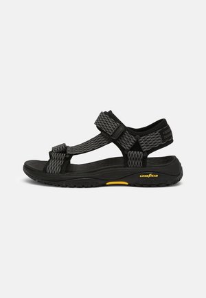 LOMELL - Sandalen - black/gray