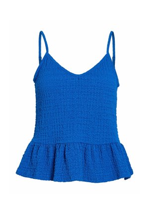 VILA, STRAP TOP VILINDAU V-NECK - Top - victoria blue
