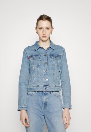 ALEX - Denim jacket - turquoise/aqua