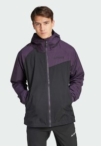Adidas Terrex MULTI TWO-LAYER RAIN.RDY - Regenjas - black   aurora black