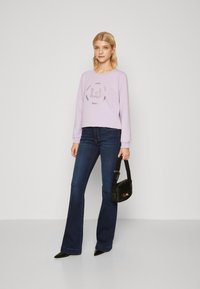 Liu Jo Jeans FELPA CHIUSA - Felpa - glicine chiaro