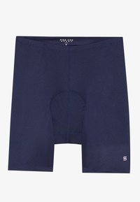CYCLING BIB SHORTS WITH PADDING & BACK ZIP POCKET - Kolesarske kratke hlače z naramnicami - dark blue