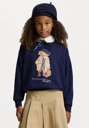 POLO BEAR FLEECE BOXY SWEATSHIRT - Melegítőfelső - refined navy