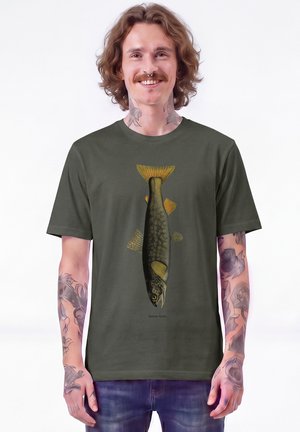 watapparel, FORELLE UNISEX - T-shirt imprimé - khaki