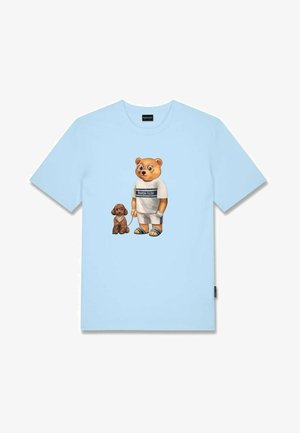 Baron Filou, FILOU UNISEX - Marškinėliai su spaudiniu - light blue