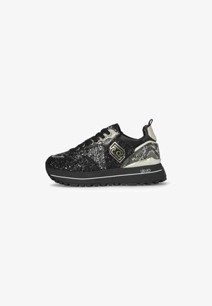 LIU JO WITH GLITTER - Sneakers laag - black