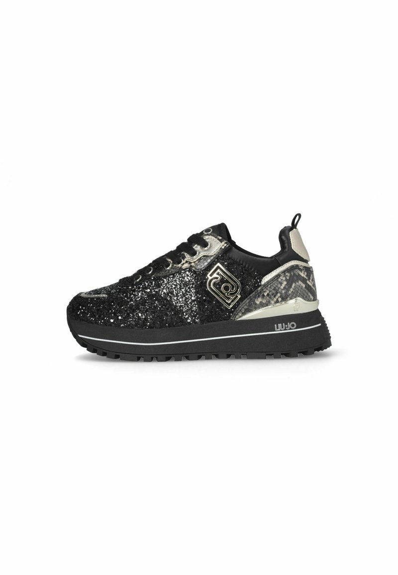 LIU JO WITH GLITTER - Sneakers basse - black