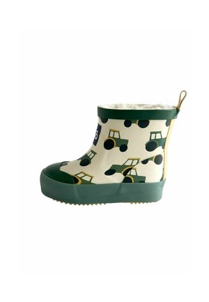 JoJo Maman Bébé, COSY ANKLE WELLIES - Wellies - green tractor