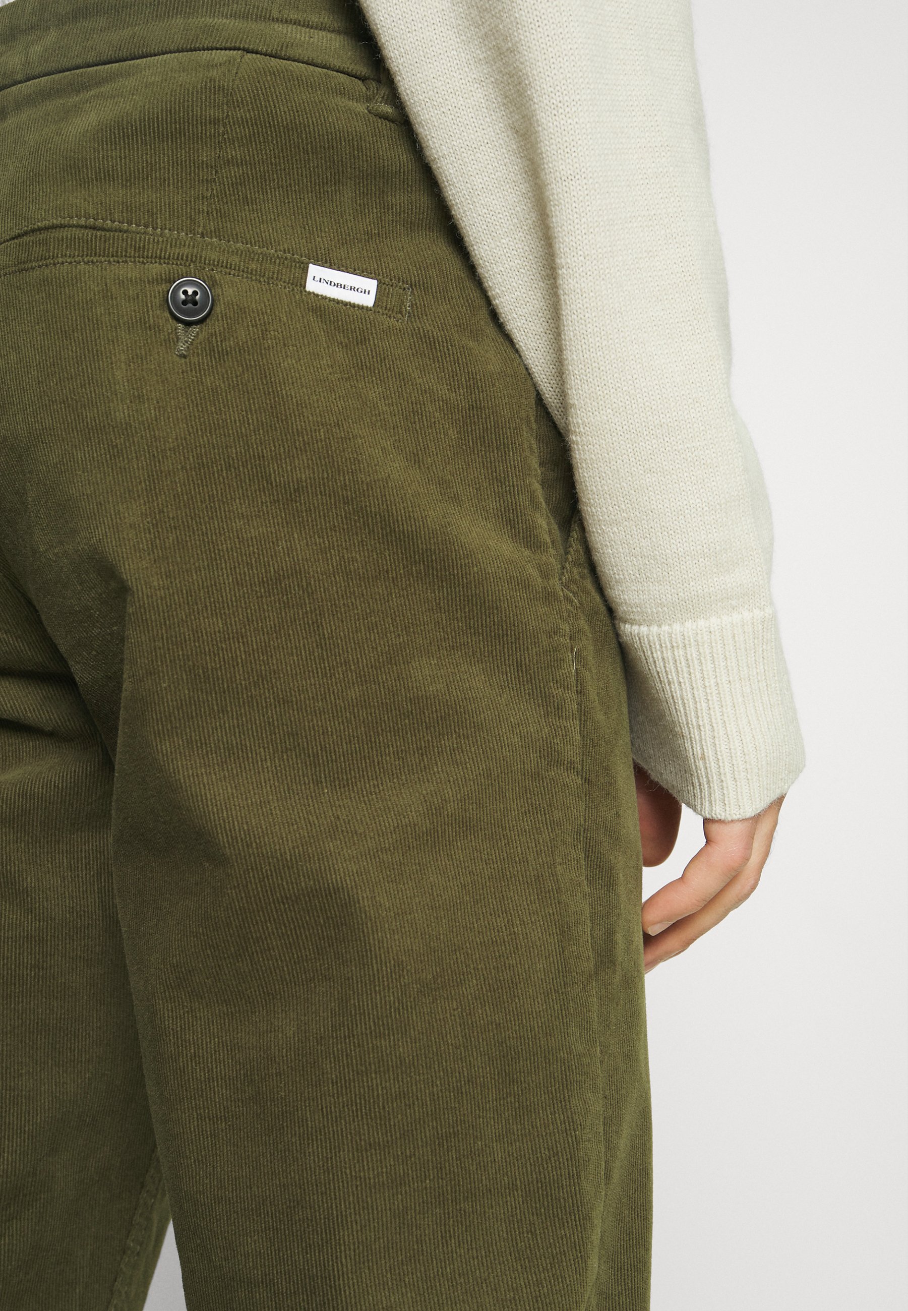 Lindbergh CORDUROY CROPPED PANTS 