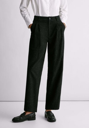 WIDE LEG RACHEL - Pantaloni - black