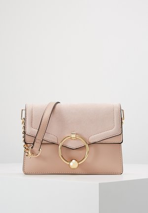 Taška s příčným popruhem - nude