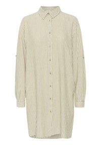 KAMILIA - Vestido camisero - chinchilla chalk stripe