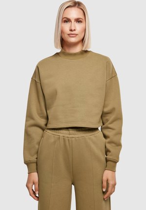 Urban Classics OVERSIZED HIGH NECK CREW - Sweatshirt - tiniolive