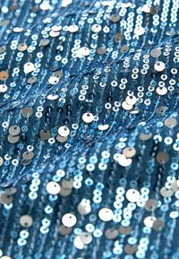 Next SHORT SLEEVE V-NECK SEQUIN REGULAR FIT - Bluse - blue