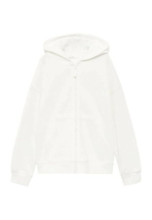 Mikina na zip - white