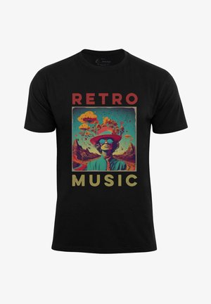 Cotton Prime RETRO MUSIC - Print T-shirt - rot