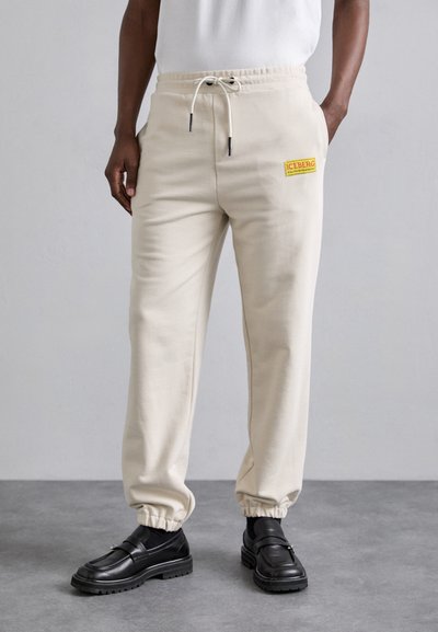 Iceberg PANTALONE - Pantaloni de trening - polvere