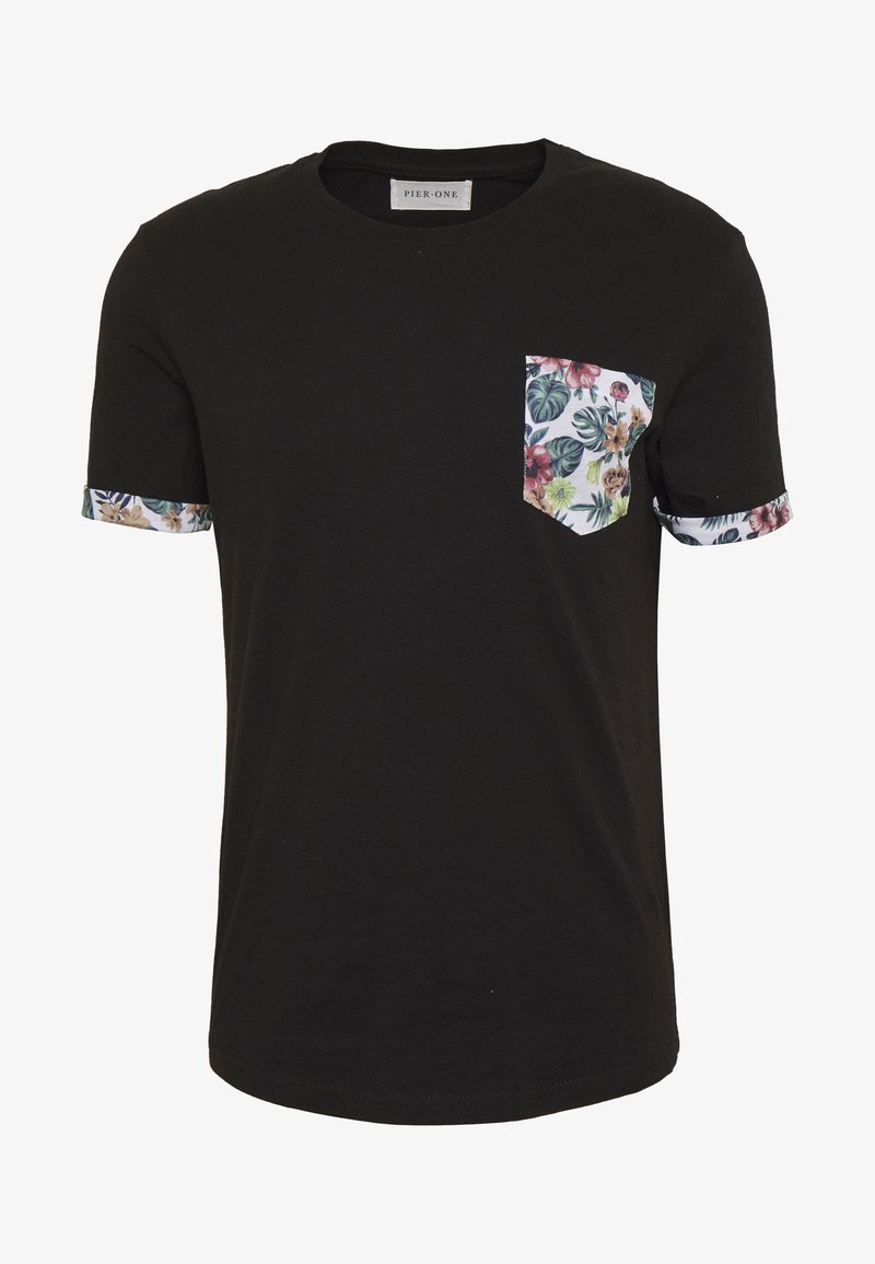 Pier One T-shirt estampada - black
