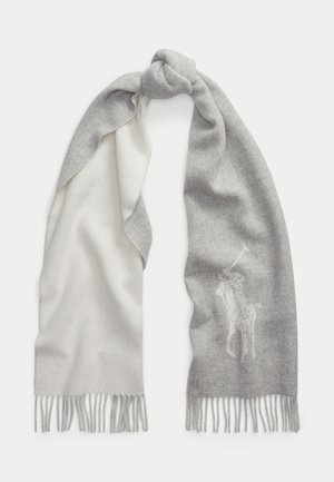 BIG PONY WOOL SCARF - Scarf - fawn grey heather/cream