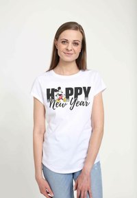 Henry Tiger MICKEY CLASSIC MICKEY NEW YEAR - Camiseta estampada - white
