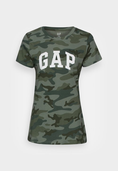 Urban Classics Maglietta Donna Camo Shaped Tee – Maniche Corte, Design Vintage, Vestibilità Morbida E Scollo Ampio - 6
