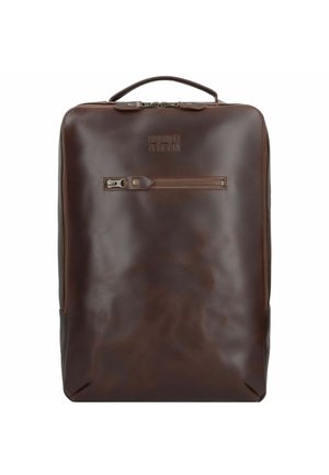 Buckle & Seam LEON LAPTOPFACH - Mochila - brown blu