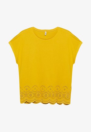 ONLY, T-shirt imprimé - gold-coloured