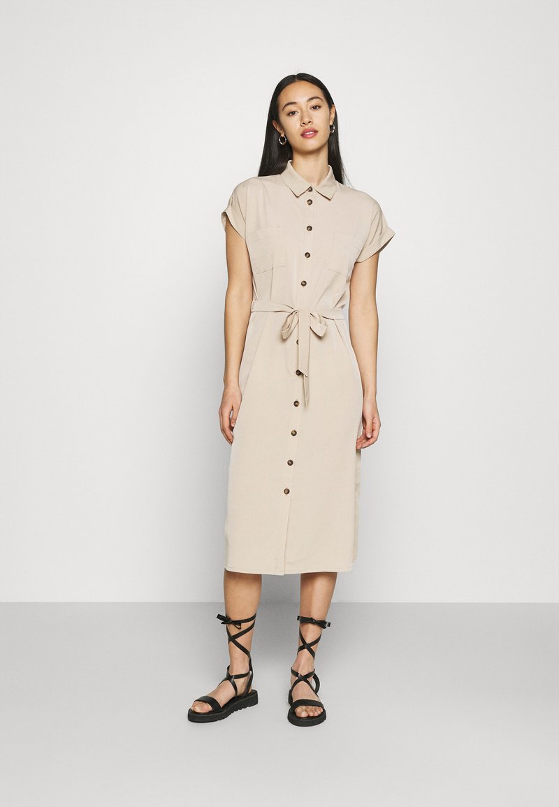 ONLY ONLHANNOVER - Vestido camiseiro - humus