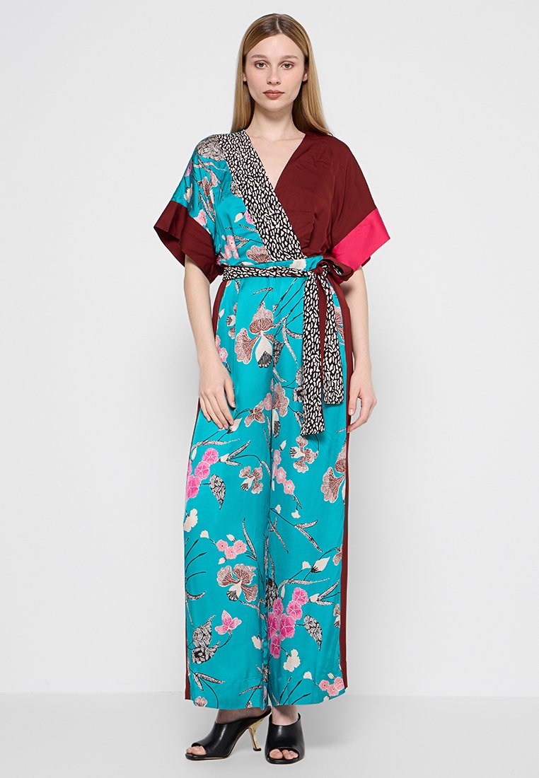 Diane von Furstenberg Jumpsuit meerkleurig
