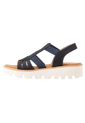Rieker, Platform sandals - pazifik