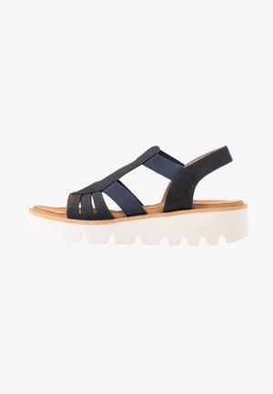 Platform sandals - pazifik