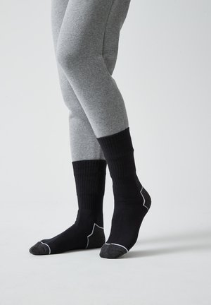 2 PACK - Socks - schwarz/weiße akzente