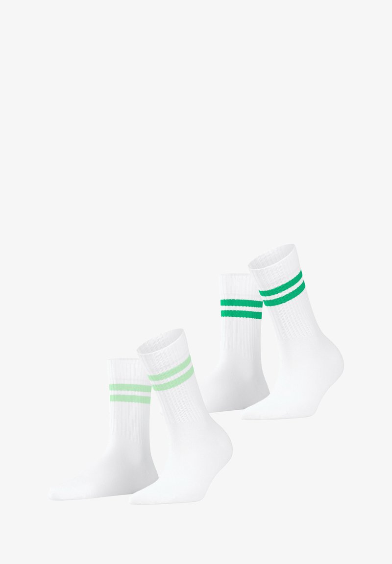 Esprit TENNIS STRIPE 2-PACK - Socken - white