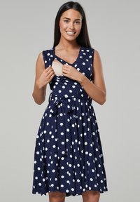 Chelsea Clark CIĄŻOWA Z FUNKCJĄ KARMIENIA - Dnevna haljina - dark blue white