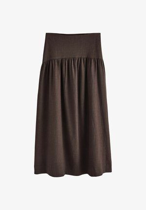 Next, Maxisukňa - chocolate brown
