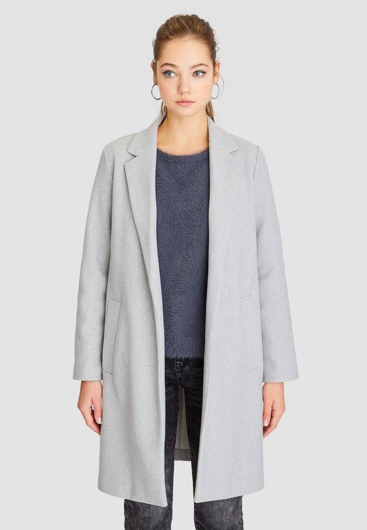 Mottled Grey Stradivarius Kurzmantel Grau Bonprix Kurze Jacke In