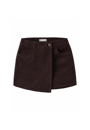 Name it, SKORT CORDUROY - Short - chocolate plum