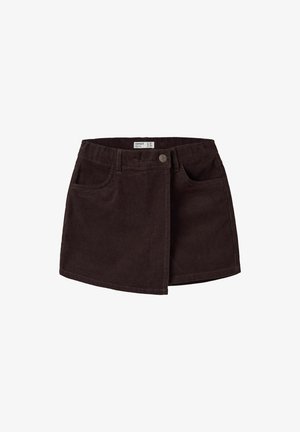 Name it, SKORT CORDUROY - Short - chocolate plum