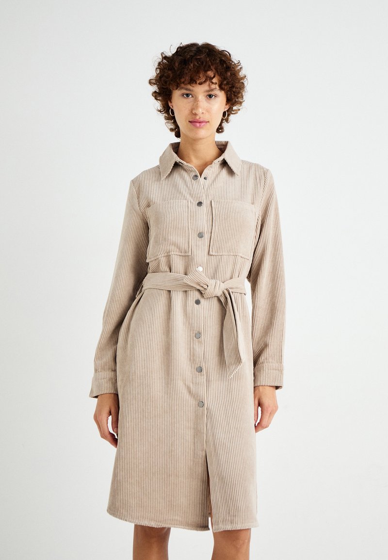 ONLY ONLMERLE DRESS - Skjortekjole - mocha meringue