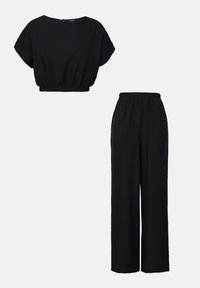 SET - Pantalon classique - black