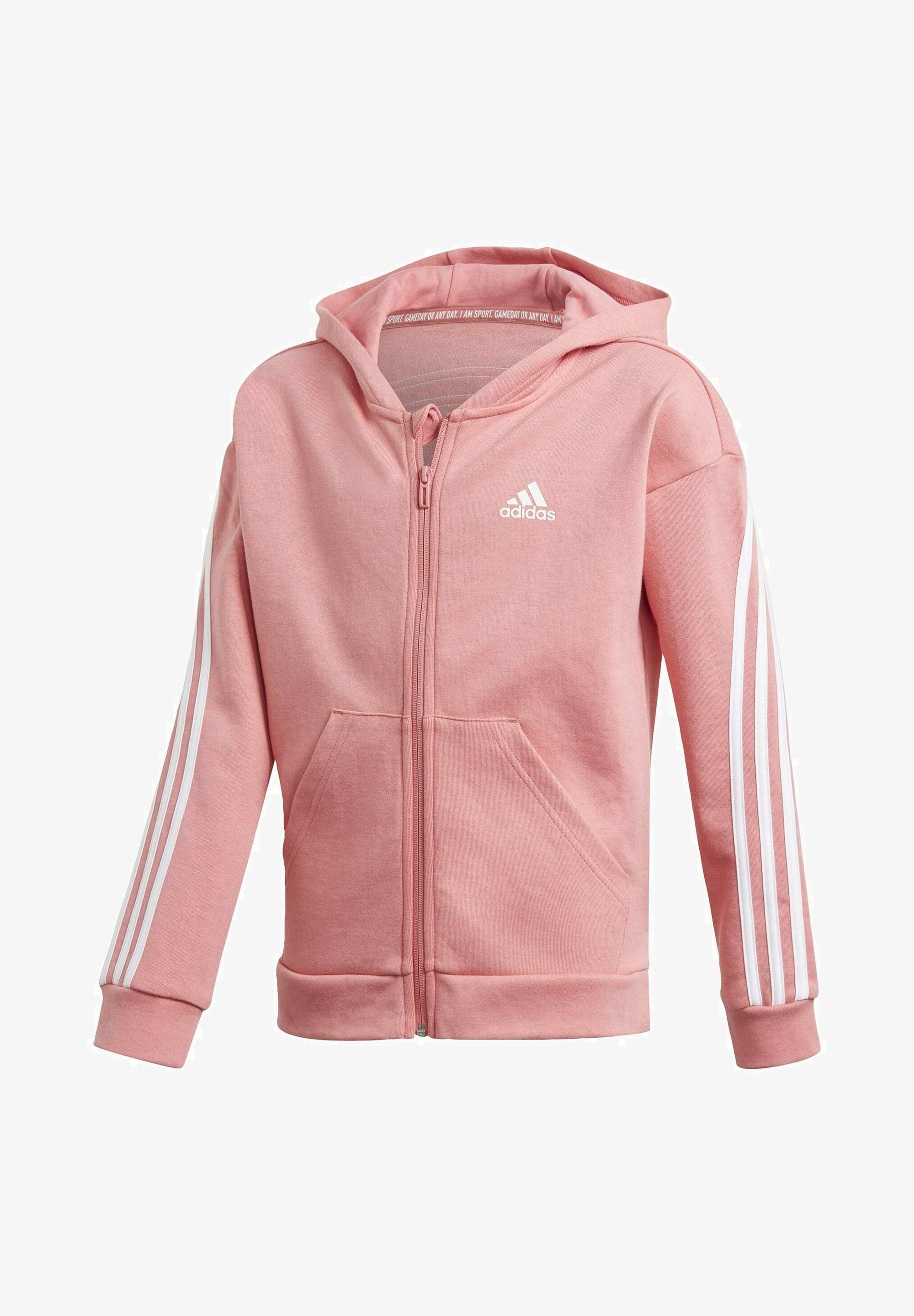 Adidas Performance 3 Stripes Full Zip Hoodie Sweatjakke Traeningstrojer Pink Zalando Dk Adidas Performance 3 Stripes Full Zip Hoodie Sweatjakke Traeningstrojer Pink Zalando Dk