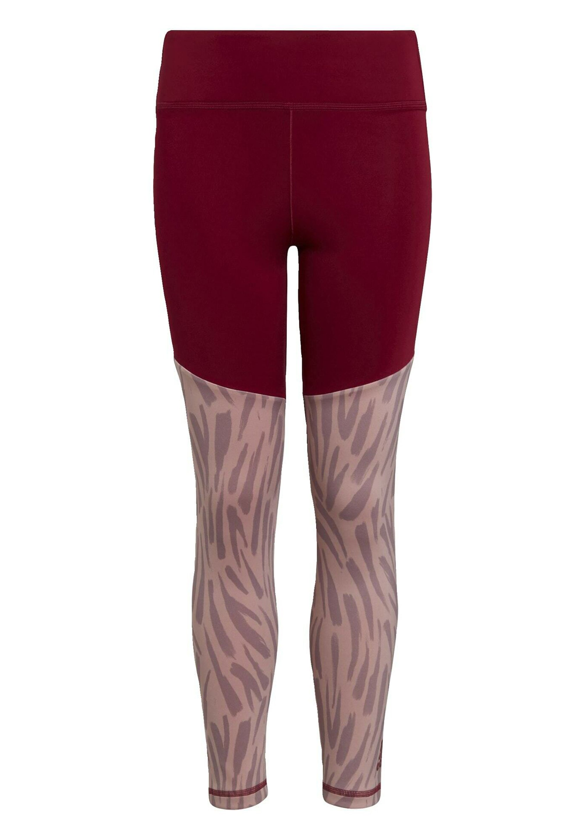 adidas Performance OPTIME AEROREADY - Leggings - red/rosso - Zalando.it