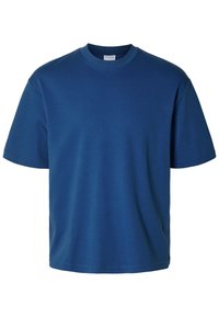 SLHLOOSEOSCAR O NECK TEE - Basic póló - limoges