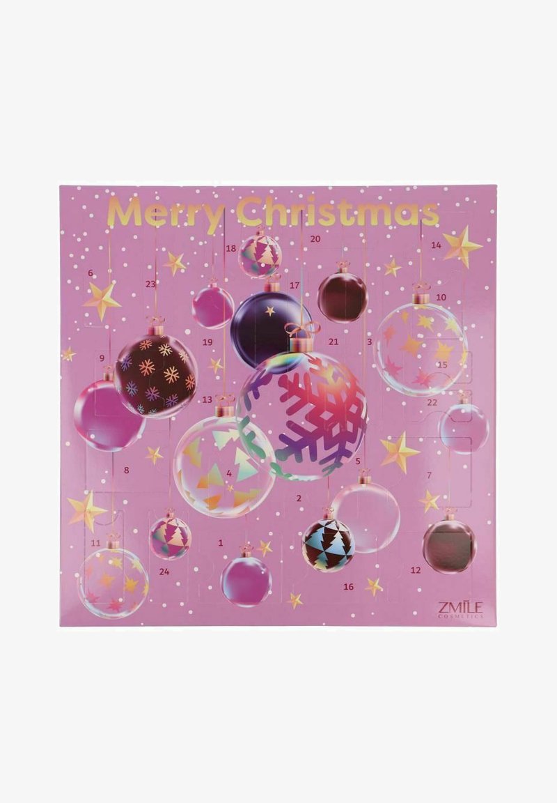 Zmile Cosmetics - ZMILE COSMETICS ADVENT CALENDAR 24 WINDOWS SQUARE '3D CHRISTMAS BALLS' - Joulukalenteri - multicolor, Suurenna